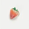 Enamel Strawberry Brooch