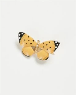 Enamel Butterfly Brooch