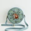 Chloe Circle Bag Embroidered Dormouse Blue