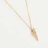 Gold Ice Cream Long Necklace