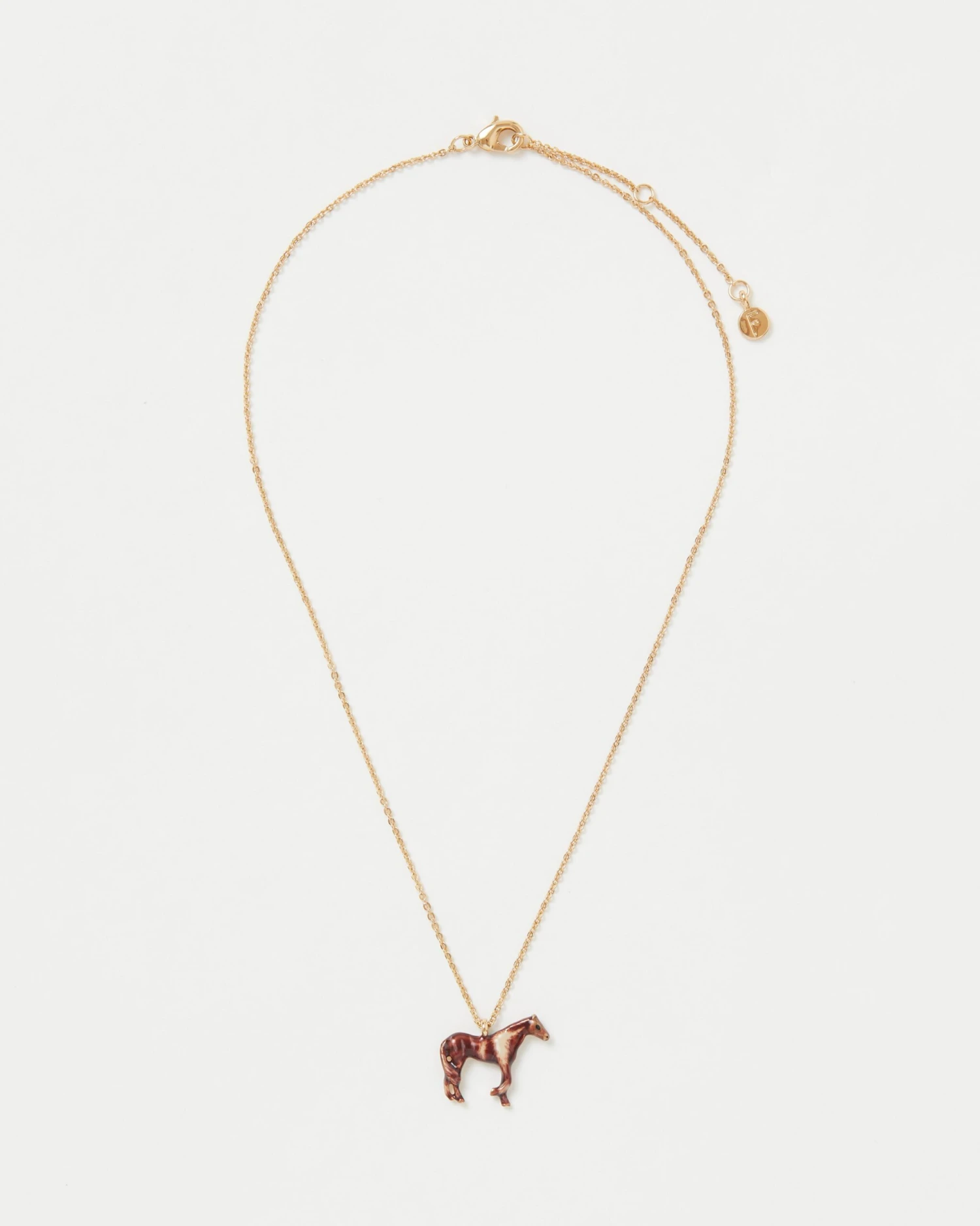 Enamel Farm Horse Short Necklace 2 Enamel Farm Horse Short Necklace - Image 2