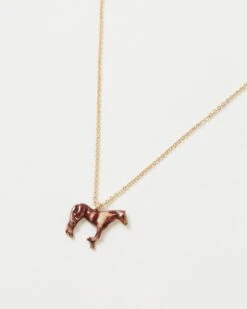 Enamel Farm Horse Short Necklace 5 Enamel Farm Horse Short Necklace -Jewellery Store 62072 1 scaled