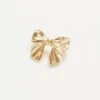 Gold Bow Brooch