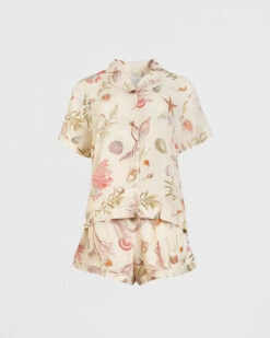 Whispering Sands Lotus Pink Short Pyjamas