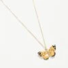 Fable Enamel Butterfly Long Necklace