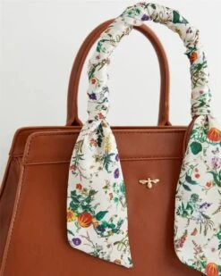 Botanical Pumpkin Tote- Tan -Jewellery Store botanical pumpkin tote tan by fable england 40436600045812