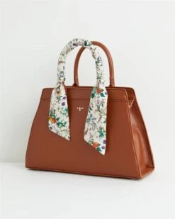 Botanical Pumpkin Tote- Tan -Jewellery Store botanical pumpkin tote tan by fable england 40436600144116