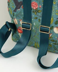 Catherine Rowe Into The Woods Backpack - Teal -Jewellery Store catherine rowe into the woods backpack teal by fable england 40296119271668