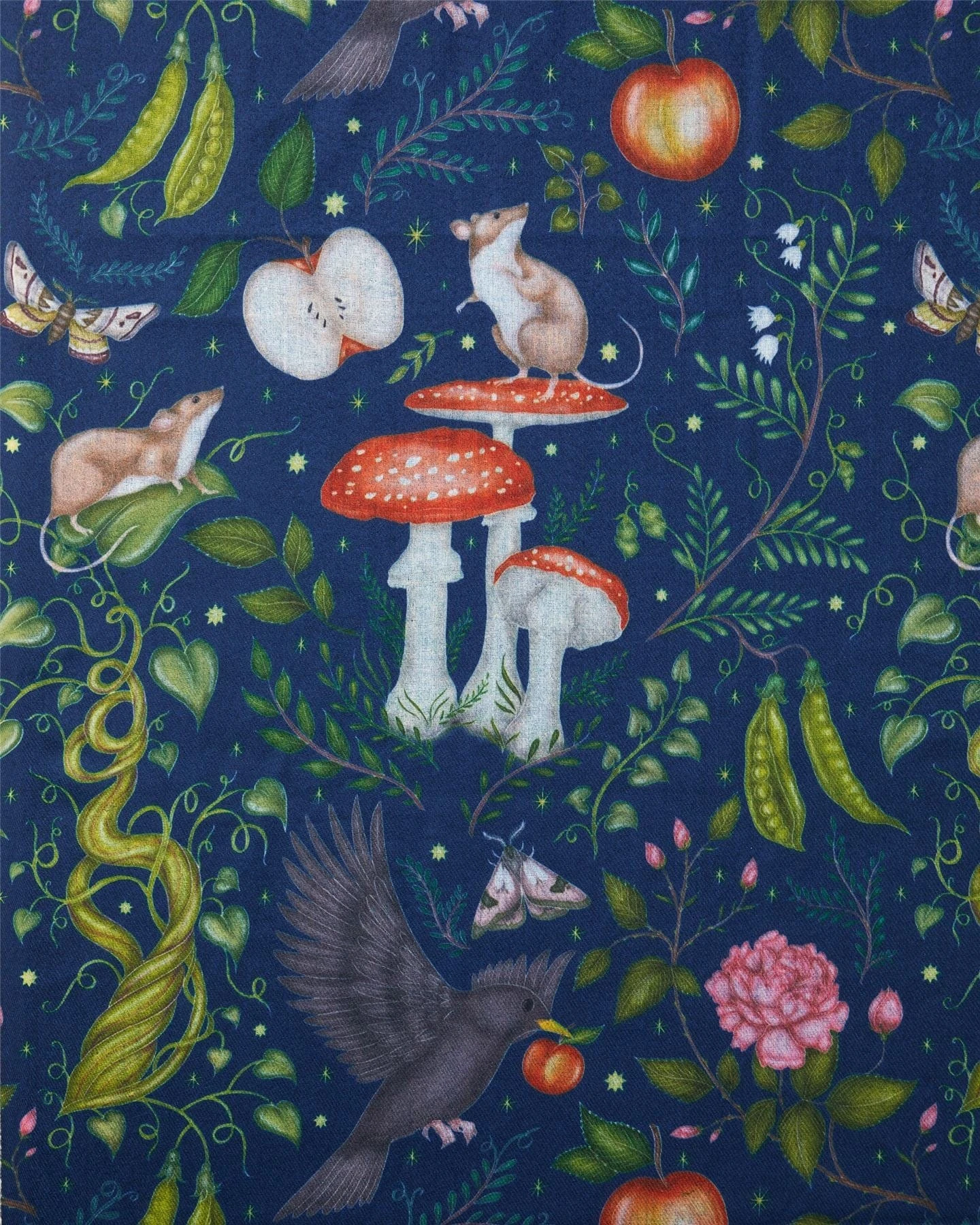 Catherine Rowe Into The Woods Scarf - Blue 2 Catherine Rowe Into The Woods Scarf - Blue - Image 2