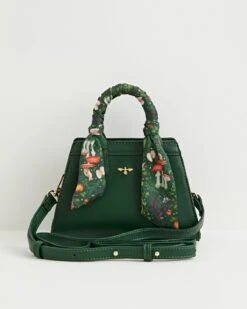 Catherine Rowe Into The Woods Small Tote - Green