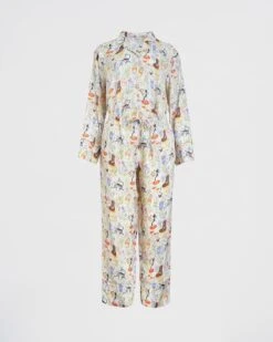 Catherine Rowe Pet Portraits Long Pyjamas - Margarita Green -Jewellery Store catherine rowe pet portraits long pyjamas margarita green by fable england 40929653063924