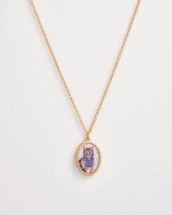 Catherine Rowe Pet Portraits Tabby Pendant Necklace -Jewellery Store catherine rowe pet portraits tabby pendant necklace by fable england 40929512784116