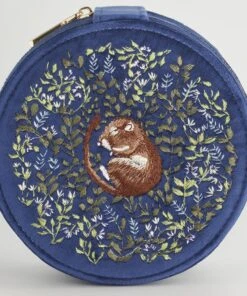 Chloe Giordani Dormouse Jewellery Box - Navy -Jewellery Store chloe giordani dormouse jewellery box navy by fable england 40296569209076