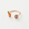Enamel Apple Ring