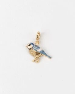 Enamel Blue Tit Charm