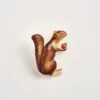 Enamel Cheeky Squirrel Brooch