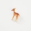 Enamel Fawn Brooch
