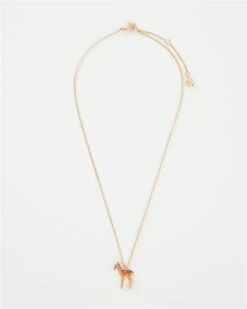 Enamel Fawn Necklace -Jewellery Store enamel fawn necklace by fable england 40387267952884