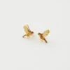 Enamel Flying Robin Earrings
