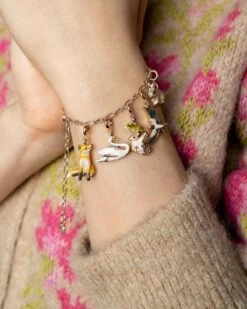 Enamel Fox Charm -Jewellery Store enamel fox charm by fable england 39458561949940