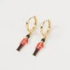Enamel King's Guard Earrings