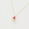 Enamel Mushroom Necklace