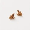 Enamel Otter Earrings