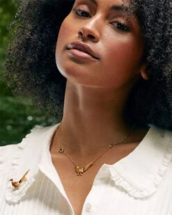 Enamel Pheasant Short Necklace -Jewellery Store enamel pheasant short necklace by fable england 40292939530484