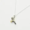 Enamel Pigeon Short Necklace