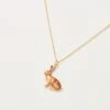 Enamel Rabbit Short Necklace