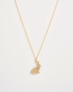 Enamel Rabbit Short Necklace -Jewellery Store enamel rabbit short necklace by fable england 40872620458228