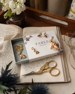 Enamel Rabbit Stud Earrings -Jewellery Store enamel rabbit stud earrings by fable england 40877142638836