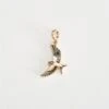 Enamel Swallow Charm