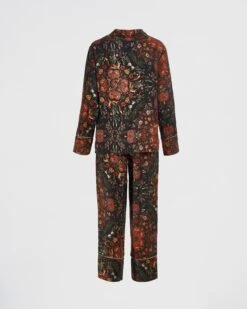 Folksy Fox Pyjamas Black -Jewellery Store folksy fox pyjamas black by fable england 40327774011636