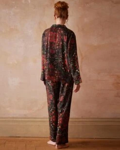 Folksy Fox Pyjamas Black -Jewellery Store folksy fox pyjamas black by fable england 40327775027444