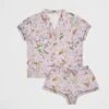 Meadow Creature Lilac Short Pyjamas