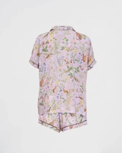 Meadow Creature Lilac Short Pyjamas -Jewellery Store meadow creature lilac short pyjamas by fable england 40877267747060
