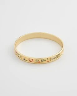 Meadow Creature Printed Bangle Yellow