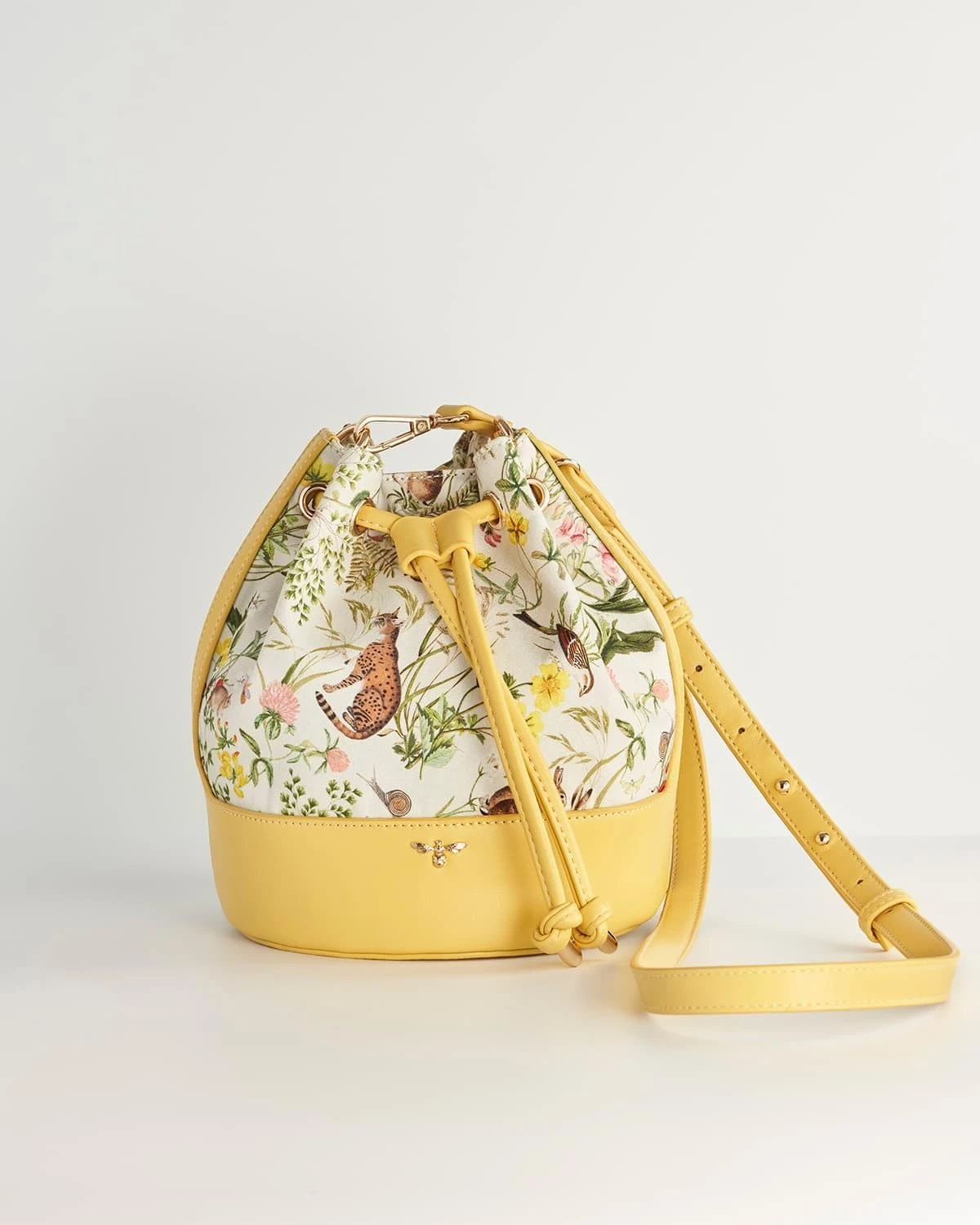 Meadow Creatures Bucket Bag - Yellow 1 Meadow Creatures Bucket Bag - Yellow