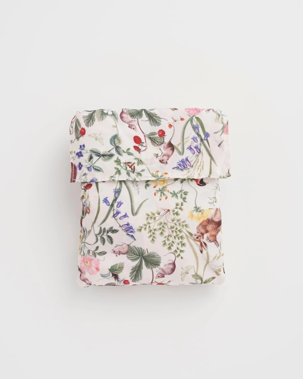 Meadow Creatures Folding Nylon Tote Bag - Ivory 3 Meadow Creatures Folding Nylon Tote Bag - Ivory - Image 3