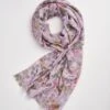 Meadow Creatures Lilac Lightweight Scarf