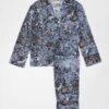 Nocturnal Garden Pyjamas Midnight Blue