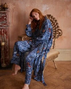 Nocturnal Garden Pyjamas Midnight Blue -Jewellery Store nocturnal garden pyjamas midnight blue by fable england 40328872788212