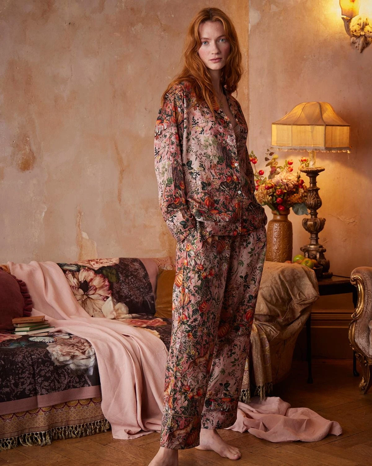 Nocturnal Garden Pyjamas Pink Lady 2 Nocturnal Garden Pyjamas Pink Lady - Image 2