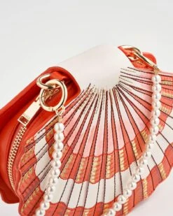 Pearl Clam Shell Crossbody Bag -Jewellery Store pearl clam shell crossbody bag by fable england 41228310806772