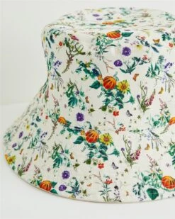 Pumpkin Ivory Bucket Hat -Jewellery Store pumpkin ivory bucket hat by fable england 40296569602292