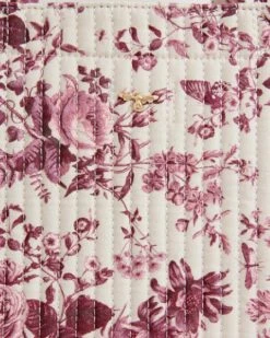 Rambling Rose Quilted Tote - Burgundy 9 Rambling Rose Quilted Tote - Burgundy -Jewellery Store rambling rose quilted tote burgundy by fable england 39937225130228