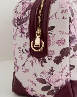 Rambling Rose Tote Bag - Burgundy -Jewellery Store rambling rose tote bag burgundy by fable england 39937224016116
