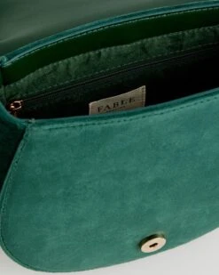 Robin Love Velvet Embroidered Saddle Bag - Fern Green 12 Robin Love Velvet Embroidered Saddle Bag - Fern Green -Jewellery Store robin love velvet embroidered saddle bag fern green by fable england 39965081567476
