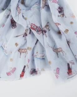 Royal Ditsy Lightweight Scarf -Jewellery Store royal ditsy lightweight scarf by fable england 40292894933236